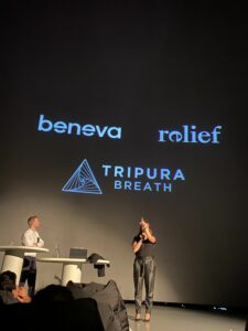 Presentation of En Équilibre and Tripura Breath by Florence K. and Émile Roy at La SAT in Montreal